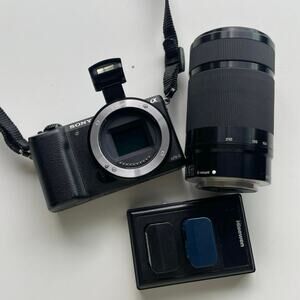 Sony Alpha 5100 Mirrorless Digital Camera with 55-210mm e-mount lens | 24 MP